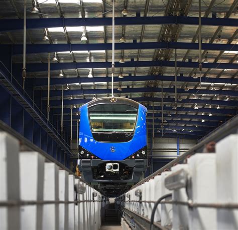 alstom metro coach factory in india